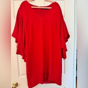 Ralph Lauren Red Cocktail Dress